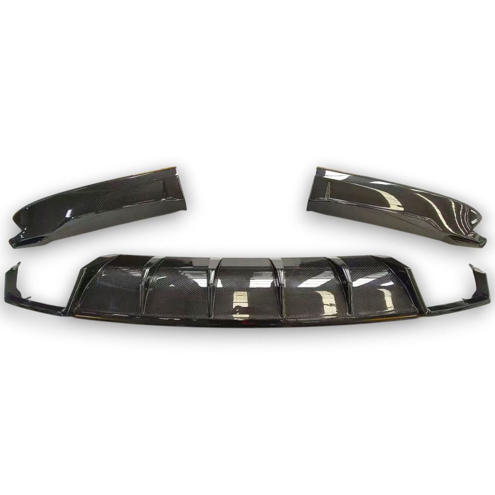 2022+ Audi A8/S8 3 Piece Carbon Fiber Rear Diffuser | D5 A8/S8 - Rear Diffusers